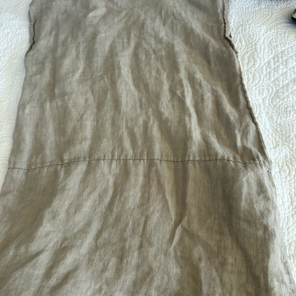 Elegant Tan Mini Dress - Picture 4 of 4